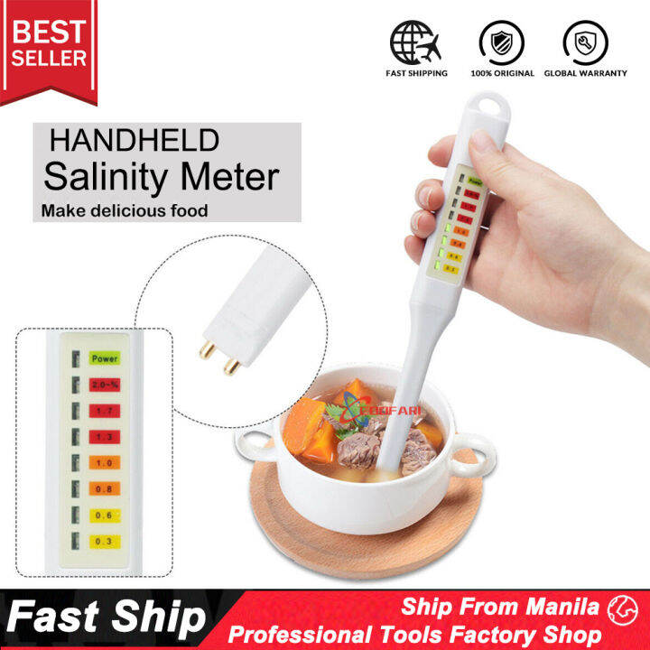 Soup Salinity Tester Salinometer Electronic Food Salt Analysis Easy