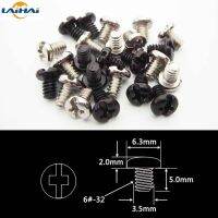 25pcs Phillips Round Head Screw 6 -32x5mm for Hard Drive Disk HDD PC Case PSU Sound Video Graphics Card Fix DIY Mount Computer E