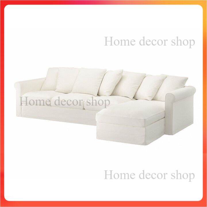 GRONLID SOFA **ของแท้** เกรินลีด โซฟา 4 ที่นั่ง+เก้าอี้นวมตัวยาว มีช่องเก็บของใต้โซฟา 1 ช่อง