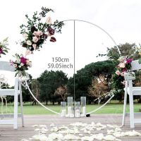 (TEX)Round Balloon Arch Kit Holder Bow of Balloon Circle Wreath Balloon Stand Support Wedding Birthday Party Decor Baby Shower