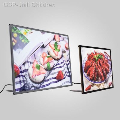 ☸คติก✐A2 Comida Rápida Tv Caixa De Luz Quadro Led Placa เมนู