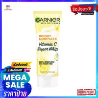 การ์นิเย่ไลท์คอมพลีทไบรเทนนิงวิปโฟม100มลผลิตภัณฑ์ดูแลผิวหน้าGARNIER COMPLETE BRIGH WHIP FOAM100ML