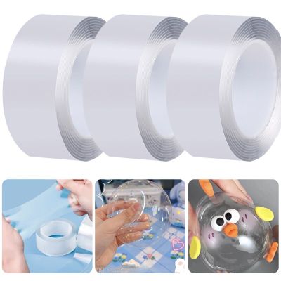 1-5M Reusable NanoTape Blowable Balloon Tape Waterproof Double-sided Adhesive DIY Decompression Balloon Tapes Home Supplies Adhesives  Tape