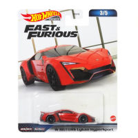 โมเดลรถเหล็ก Hot wheels รุ่น W MOTORS LYKAN HyperSport จากชุด Fast &amp; furious 2023 ล้อยาง Hotwheels Premium ลิขสิทธิ์แท้