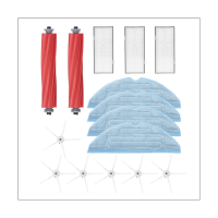 ชุดอุปกรณ์เสริมสำหรับ S7พร้อม T7S T7S Plus เครื่องดูดฝุ่นหุ่นยนต์พร้อมแปรงด้านข้างหลักแผ่นกรอง Hepa แผ่นซับ