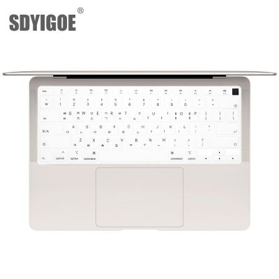 Korea US Layout Silicon For Macbook Air 13 M1 2020 Touch ID A2337 Keyboard Cover For Macbook Air13 A2179 keyboard Skin Protector