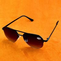 Oversized Gradient Gray Lens Anti-sunlight Indoor N Outdoor See Near N Far Progressive Multi-focus Reading Sunglasses +0.75 To+4