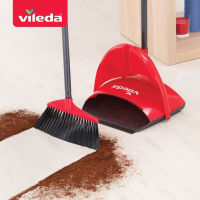 VILEDA Clean &amp; Close dustpan set - วิเลดา คลีน แอนด์ โคลส ชุดไม้กวาดพร้อมที่โกยพับเก็บได้ ไม้กวาดพร้อมที่โกย ไม้กวาด ที่โกยผง