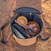 แคมป์ปิ้งแคมป์ปิ้งกล่องเก็บของ Bucket Travel Outdoor Equipment Storage Bag Accessories Sundry Bag