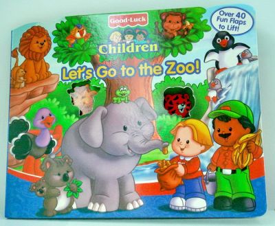 หนังสือนิทาน 2 ภาษา พร้อมส่ง Let go to the zoo fun flaps to lift