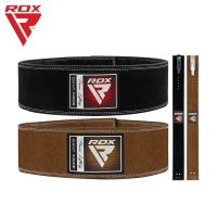 RDX 10mm Leather Powerlifting Lever Buckle Belt