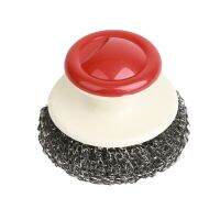 【hot】 Scourers with Handle Wool Scrubber Cleaning Dishes Pots Pans estropajos