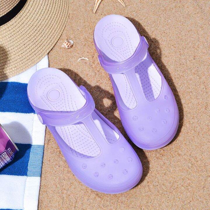 veblen-hole-hole-shoes-female-summer-new-baotou-flat-beach-jelly-antiskid-thick-soles-slippers-sandals-the-seath