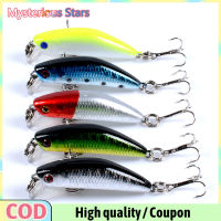 ดาวลึกลับ【คลังสินค้าพร้อม】 Minnow Mini Fishing Lure 4.5Cm 2.8G Topwater Hard Bait Fishing Tackle