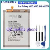 SAMSUNGแบตเตอรี่ทดแทนEB-BG580ABUสำหรับSamsung Galaxy M20 M30 SM-M205F Authenticโทรศัพท์แบตเตอรี่ 5000MAh