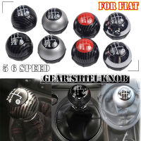 รถเกียร์ Shift Knob Lever Stick สำหรับ Fiat 500 2012 2013 2014 2015 2016 2017 2018 MT Handle Gaiter Boot Cover Case 5 6ความเร็ว