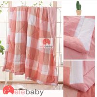 elebaby BLANKET COTTON SUPER SOFT SUMMER BLANKET WASHABLE QUILTCOMFORTERSELIMUT TEBAL