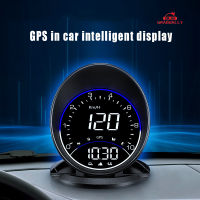 แสดงผลบนศีรษะ HUD พร้อมจอแสดงผล RPM ความเร็วในการเตือนความเร็ว GPS