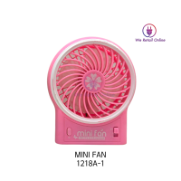 พัดลมพกพา MINI FAN portable multifunctional รุ่น 1218A-1 (คละสี)