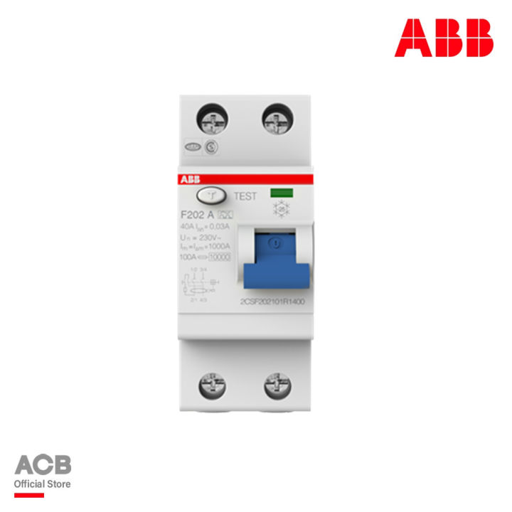 abb-f202-a-40-0-03-residual-current-circuit-breaker-rccb-2p-typea-30ma-40a-รุ่น-f200-l-2csf202101r1400-l-เอบีบี-l-สั่งซื้อได้ที่ร้าน-acb-official-store