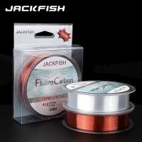 (CIYS outdoor)สายการประมง JACKFISH 100M ฟลูออโรคาร์บอน5-30LB ผู้นำแบรนด์ที่แข็งแกร่งสุดสายการประมงบินที่ชัดเจน Pesca