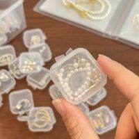 【YF】┋❅  20PCS Small Boxes Transparent Plastic  Storage Finishing for Earrings