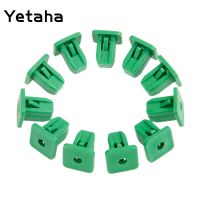 Yetaha 50PCS Car Plastic Fastener Clips Auto Decorative Fast Wire Seat Retainer Clip For BMW Honda Toyota For All Car Rivet K32  Gauges