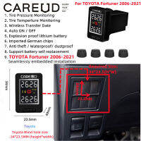 CAREUD U912-WF รถ TPMS ภายนอก Car รถ TPMS Car ระบบการตรวจสอบแรงดันยางรถยนต์สำหรับรถยนต์โตโยต้าฟอร์จูนเนอร์2016-2021ต้องมีรูบอดขนาดช่อง34*23.5มม. (สูง * กว้าง)