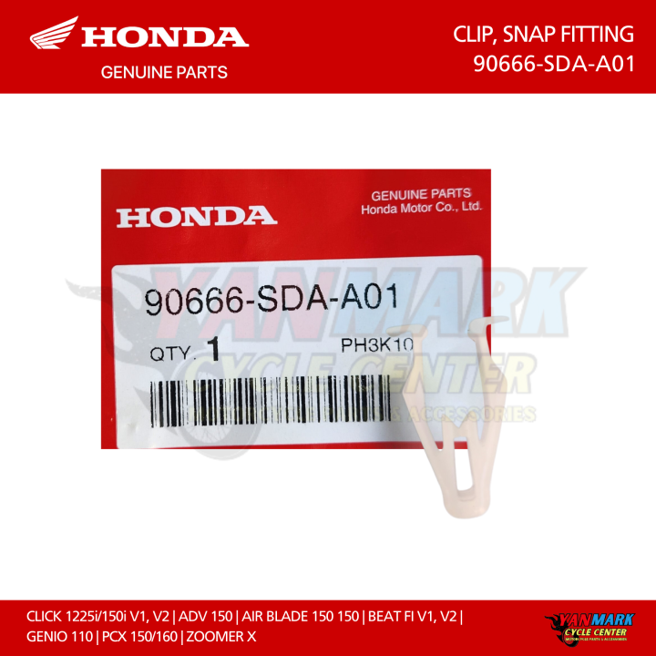 ORIGINAL GENUINE HONDA - CLIP, SNAP FITTING - CLICK 125i/150i V1, V2 ...