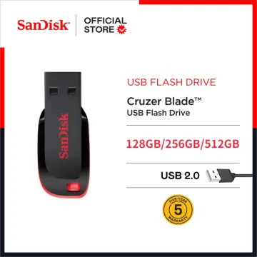 Pendrive 128GB Cruzer Blade 2.0 SANDISK - SDCZ50-128G-B35S
