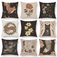 45X45cm Pillow Case Animal Cushion Cover For Sofa and Car Decoration Polyester Pillowcase Home Decoration Cushion Cover