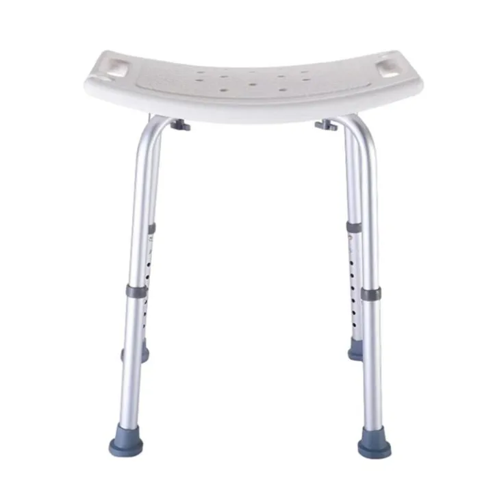 Shower Bench Seat Adjustable Shower Chair with Free Assist Grab Handle