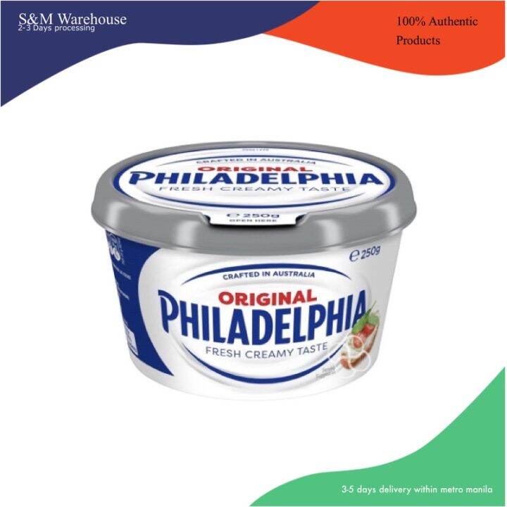【READY STOCK】 ☼Philadelphia Original Cream Cheese spreadable 250g