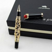 High Quality Luxury Vintage Dragon Ballpoint Pen 0.7MM Nib Jinhao Pen Office Supplies Stationery Caneta Novelty Gift