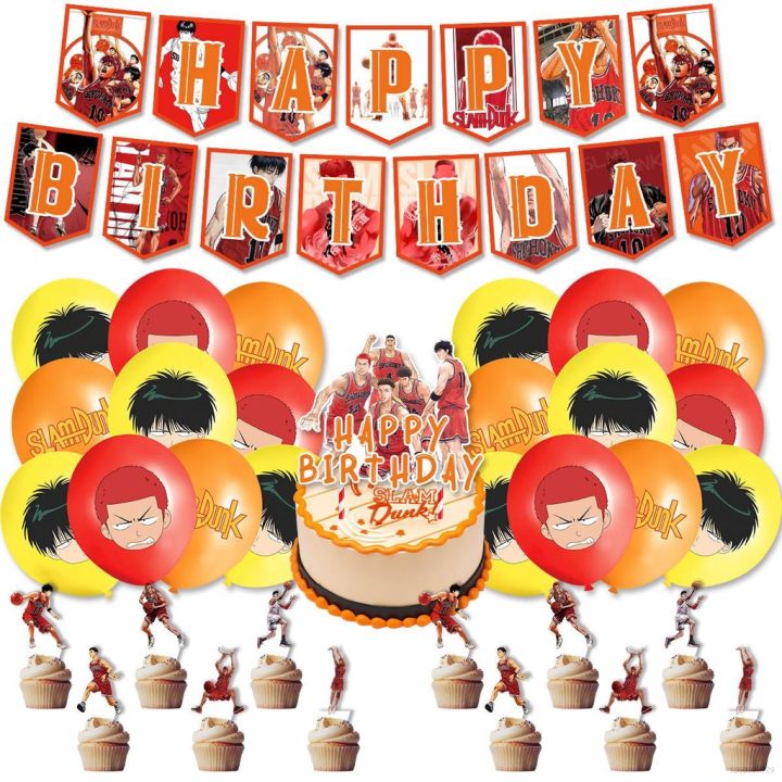 178pcs Anime Birthday Theme Party Decoration for 10 Guests Included 7  Dinner Plate Guard Forehead  Antika ve Koleksiyon  kitantik   12782207013720