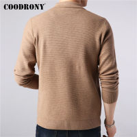 COODRONY Brand Sweater Men Streetwear Fashion Sweater Coat Men Autumn Winter Warm Cashmere Woolen Cardigan Men With Pocket 91104