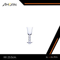 JJGLASS - (AMORN) KK 23.5cm. - แก้วมีก้าน แก้วทรงสูง แก้วน้ำผลไม้ แก้วเครื่องดื่ม ความสูง 23.5 ซม.