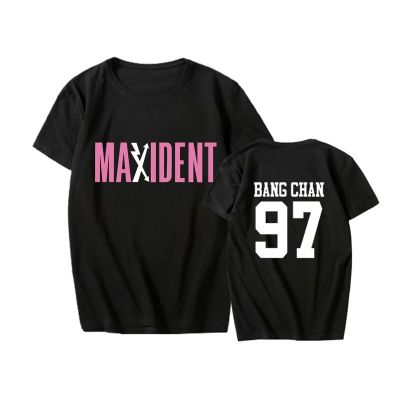 Stray Kids t shirts Maxident Singler Name t-shirt Cotton Premium Quality Kpop Fans tees