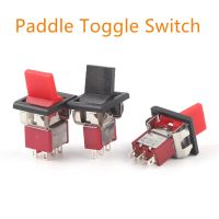 1pcs Mini Paddle Toggle Switch SPDT  Square Snap-in Panel Mount 3/6Pin 5A/250V 2A/125V ON-ON ON-OFF-ON  Model Remote Controlller