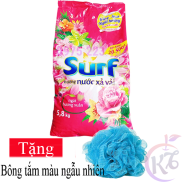 Bột giặt Surf bịch 5.5kg hương nước xả vải ngát hương xuân Tặng 1 bông tắm