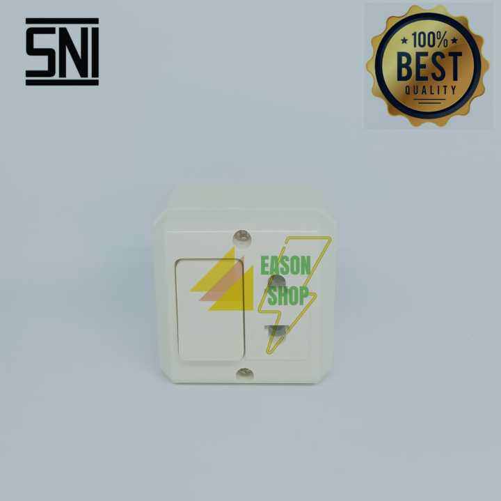 OB Saklar Engkel Stop Kontak New Gee TOFUDA Model CAHAYA-BROCO SNI