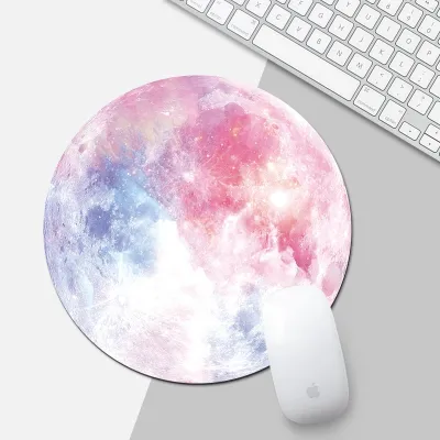 Beautiful Computer Mouse Padding Rubber thickening Cartoon round animal Penguin mouse pad 20CM for MacBook xiaomi Lenovo