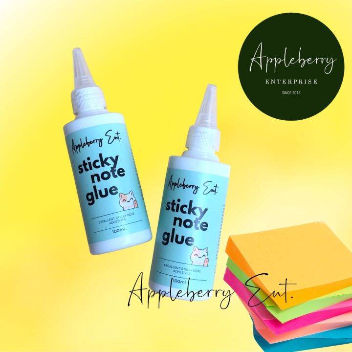 Removable Glue Stick Postit Can Be Peeled And ReAttached Many Times, Sticky Note Glue 100mL