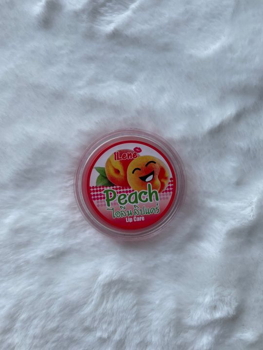 ลิปแคร์-ไอลีน-กลิ่นพีช-peach-i-lene-lip-care-peach-lip-moisturizer