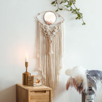 (ร้อน) 2021 Boho Macrame Angel Wings แขวนผนัง Handmade ทอ Macrame Tapestry Bohemian Art Home Room ตกแต่งเนอสเซอรี่ Decor ของขวัญ