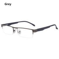 Titanium Half Frame Reading Glasses Non Spherical 12 Layer Coated Lenses Hyperopia Prescription Eyeglasses Far sight Glasses