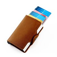 【CC】✁∏  Mens Card Holder Credit for men vintage Leather mini Wallet