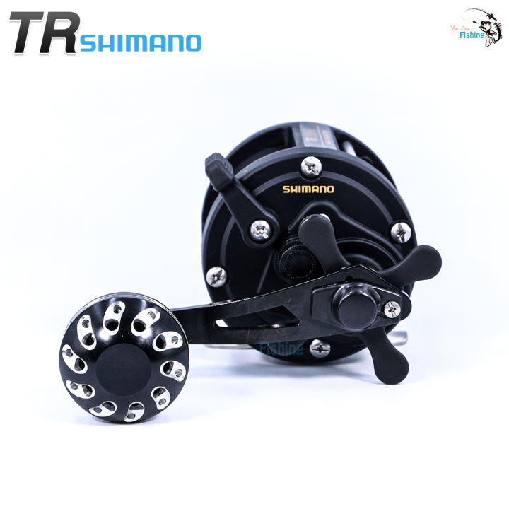 โปรโมชั่นมีจำนวนจำกัด-รอกตกปลา-shimano-tr-100-g-แถมฟรีแขนรอกกับบู๊ท-f-รอก-ทนถึกมาก