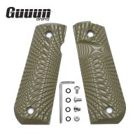 Guuun 1911 Grips G10,กริปรัฐบาลขนาดเต็ม,OPS Sunburst Texture