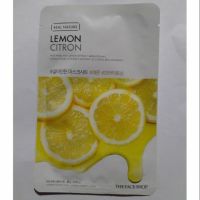 THE FACE SHOP FACE MASK WITH LEMON EXTRACT#BRIGHTENING